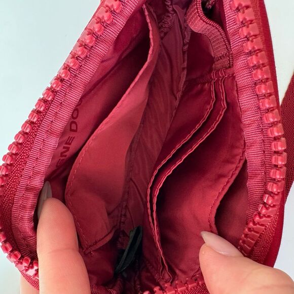 DAGNE DOVER x SEPHORA Limited Edition Mara Phone Sling Crossbody Bag Burgundy - Picture 8 of 8